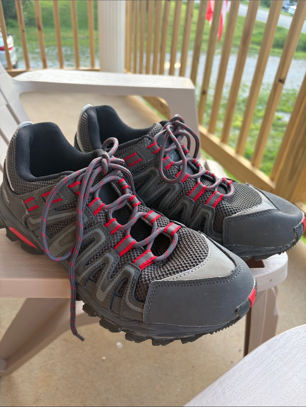 Harley-Davidson Men's Chase Walking Shoes Size 10 Red/Gray